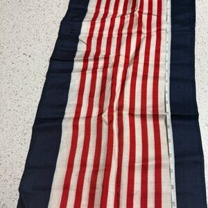 Red and White Striped scarf- retro (pre-1980s)